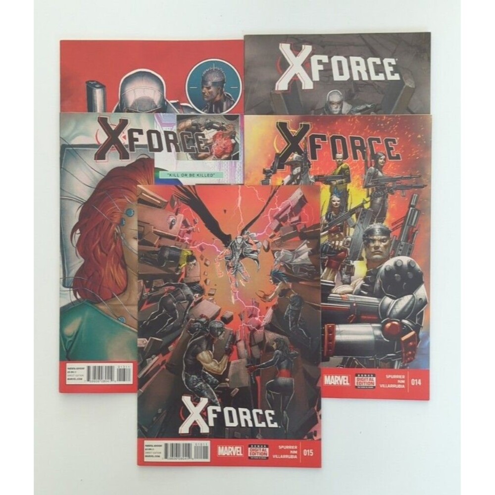 Lol Of 5 2014-15 Marvel X-Force Comics #11-15 VF/NM